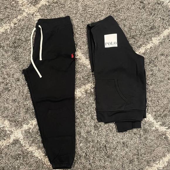 RALPH LAUREN POLO authentic MENS Sweatsuit BLACK Size XL - Picture 1 of 12